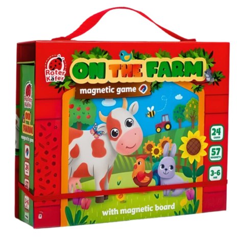 GRA MAGNETYCZNA FARMA ZESTAW EDUKACYJNY KARTY MAGNESY TABLICA ROTER KAFER GRA MAGNETYCZNA FARMA ZESTAW EDUKACYJNY KARTY MAGNESY TABLICA ROTER KAFER