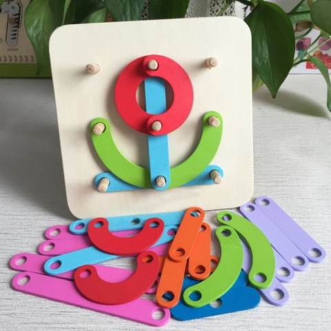 DREWNIANA UKŁADANKA MONTESSORI LOGICZNA PUZZLE GRA DREWNIANA UKŁADANKA MONTESSORI LOGICZNA PUZZLE GRA