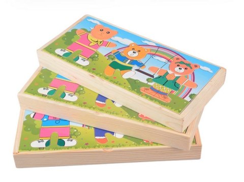 DREWNIANA UKŁADANKA PUZZLE UBIERANKA EMOCJE MINY RODZINA MISIÓW 47 EL. DREWNIANA UKŁADANKA PUZZLE UBIERANKA EMOCJE MINY RODZINA MISIÓW 47 EL.