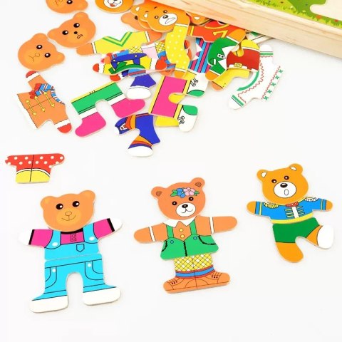 DREWNIANA UKŁADANKA PUZZLE UBIERANKA EMOCJE MINY RODZINA MISIÓW 47 EL. DREWNIANA UKŁADANKA PUZZLE UBIERANKA EMOCJE MINY RODZINA MISIÓW 47 EL.
