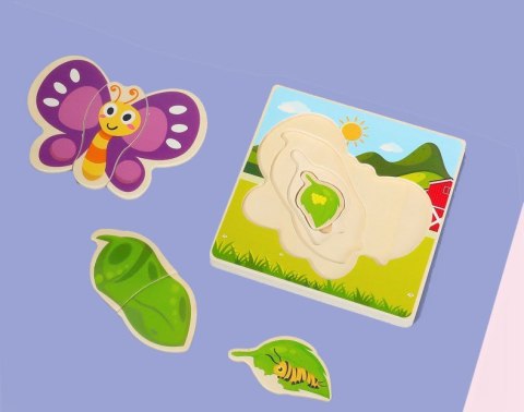 DREWNIANE PUZZLE MONTESSORI DLA DZIECI MOTYLEK MWZ-3155 DREWNIANE PUZZLE MONTESSORI DLA DZIECI MOTYLEK MWZ-3155