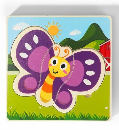 DREWNIANE PUZZLE MONTESSORI DLA DZIECI MOTYLEK MWZ-3155 DREWNIANE PUZZLE MONTESSORI DLA DZIECI MOTYLEK MWZ-3155