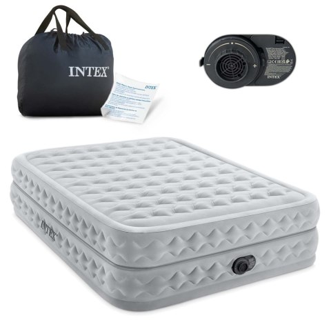 Materac dmuchany 203x152x51cm z wbudowaną pompką elektryczną INTEX 64490ND Materac dmuchany 203x152x51cm z wbudowaną pompką elektryczną INTEX 64490ND
