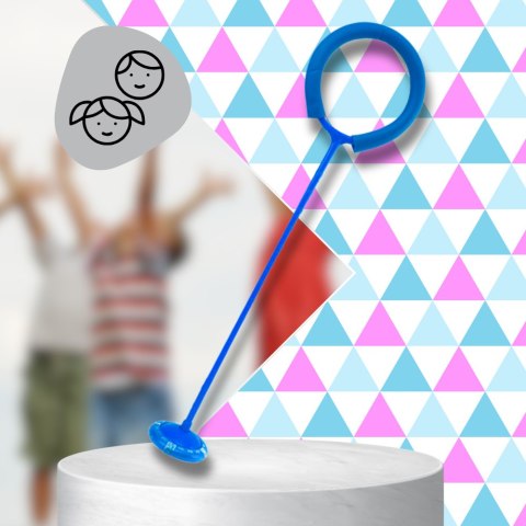 HULA HOP NA NOGĘ SKIPPER SKAKANKA MIĘKKA GUMOWA Z DIODAMI LED NIEBIESKIE HULA HOP NA NOGĘ SKIPPER SKAKANKA MIĘKKA GUMOWA Z DIODAMI LED NIEBIESKIE