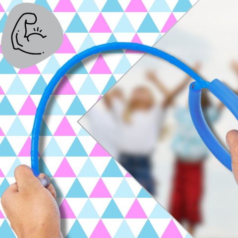HULA HOP NA NOGĘ SKIPPER SKAKANKA MIĘKKA GUMOWA Z DIODAMI LED NIEBIESKIE HULA HOP NA NOGĘ SKIPPER SKAKANKA MIĘKKA GUMOWA Z DIODAMI LED NIEBIESKIE