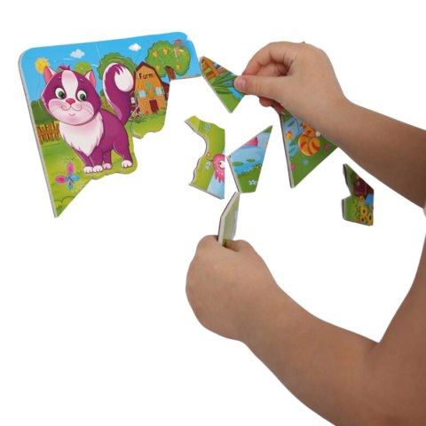 PIANKOWE PUZZLE MAGNETYCZNE FARMA GRA EDUKACYJNA DLA DZIECI ROTER KAFER PIANKOWE PUZZLE MAGNETYCZNE FARMA GRA EDUKACYJNA DLA DZIECI ROTER KAFER