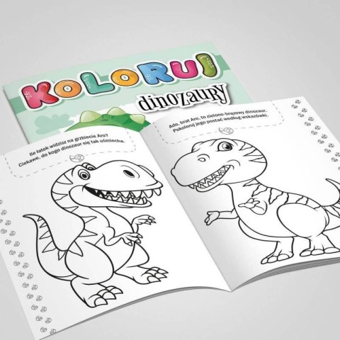 Kolekcja Koloruj - Dinozaury Kolekcja Koloruj - Dinozaury