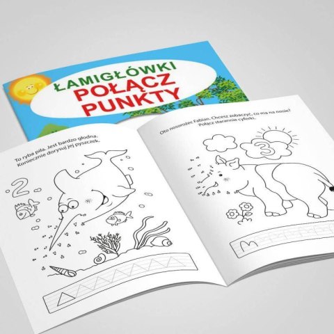 Kolorowanka Łamigłówki - Połącz Punkty Kolorowanka Łamigłówki - Połącz Punkty