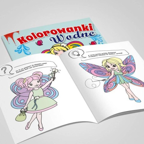 Kolorowanka wodna Wróżki Kolorowanka wodna Wróżki