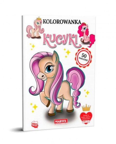 Kolorowanka z naklejkami Kucyki Kolorowanka z naklejkami Kucyki