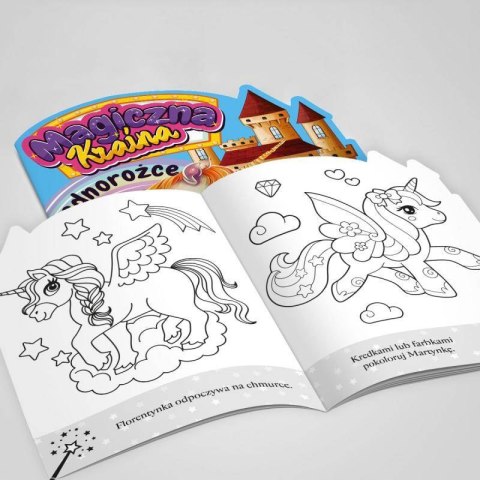 Magiczna kraina. Jednorożce z naklejkami Magiczna kraina. Jednorożce z naklejkami