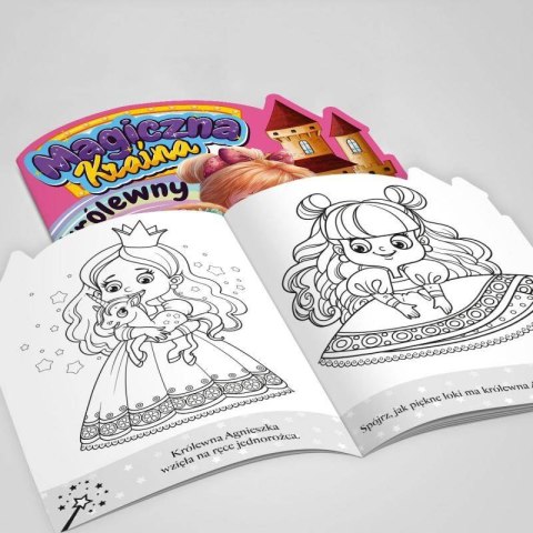 Magiczna kraina. Królewny z naklejkami Magiczna kraina. Królewny z naklejkami