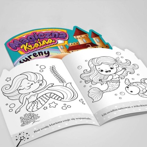 Magiczna kraina. Syreny z naklejkami Magiczna kraina. Syreny z naklejkami