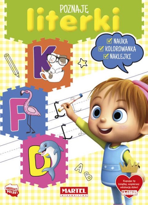 Poznaję literki z naklejkami Poznaję literki z naklejkami