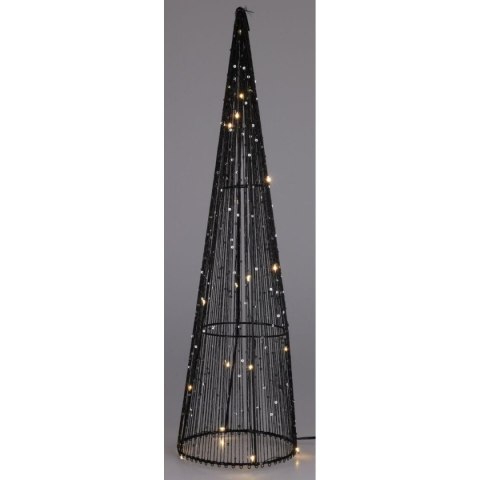 CHOINKA DEKORACYJNA LED 50CM CZARNA CHOINKA DEKORACYJNA LED 50CM CZARNA