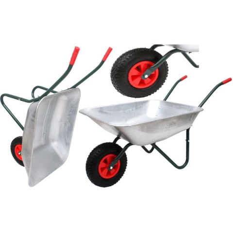 TACZKA OGRODOWA OCYNKOWANA 80KG 120L