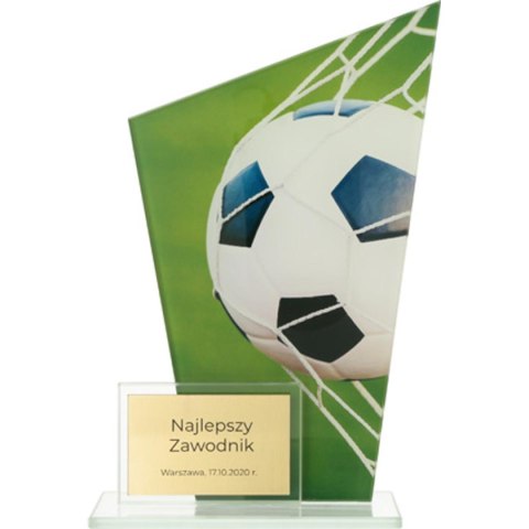 Trofeum szklane, dwie tafle - PIŁKA NOŻNA Trofeum szklane, dwie tafle - PIŁKA NOŻNA