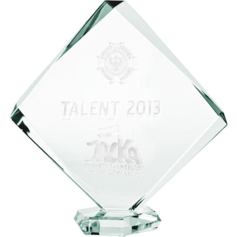Trofeum szklane grawerowane 3D z etui Trofeum szklane grawerowane 3D z etui