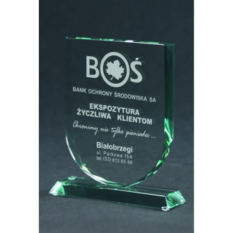 Trofeum szklane grawerowane z etui Trofeum szklane grawerowane z etui