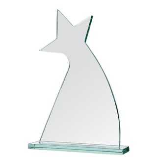 Trofeum szklane z Etui