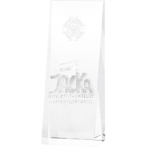 Trofeum szklane z grawerem 3D w etui Trofeum szklane z grawerem 3D w etui