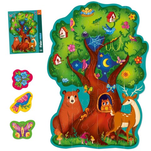 RK7010-04 Puzzle podlogowe. Zwierzeta lesne RK7010-04 Puzzle podlogowe. Zwierzeta lesne