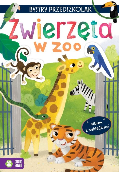 Bystry przedszkolak zwierzęta w zoo Bystry przedszkolak zwierzęta w zoo