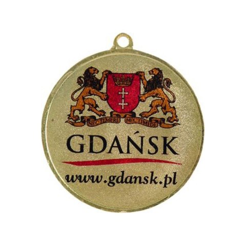 Medal metalowy z nadrukiem kolorowym LuxorJet Medal metalowy z nadrukiem kolorowym LuxorJet