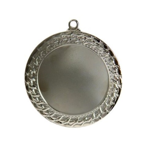 Medal srebrny ogólny z miejscem na emblemat 50 mm - medal stalowy Medal srebrny ogólny z miejscem na emblemat 50 mm - medal stalowy