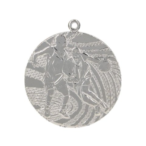 Medal srebrny- piłka koszykowa - medal stalowy