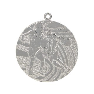 Medal srebrny- piłka koszykowa - medal stalowy