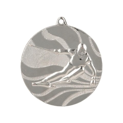 Medal srebrny zjazd narciarski - medal stalowy Medal srebrny zjazd narciarski - medal stalowy