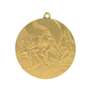 Medal złoty- biegi - medal stalowy