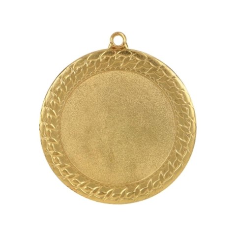 Medal złoty ogólny z miejscem na emblemat 50 mm - medal stalowy Medal złoty ogólny z miejscem na emblemat 50 mm - medal stalowy