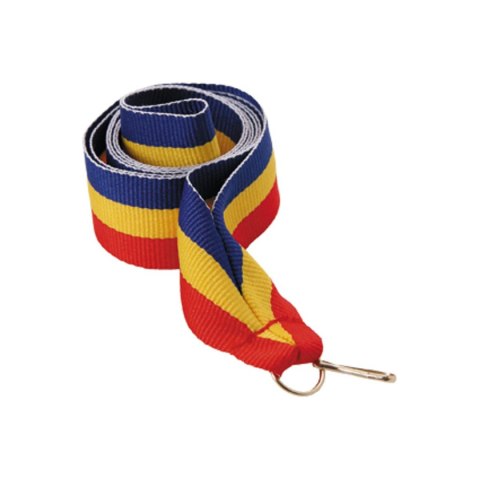 Wstążka 11 mm - niebiesko-żółto-czewona Wstążka 11 mm - niebiesko-żółto-czewona