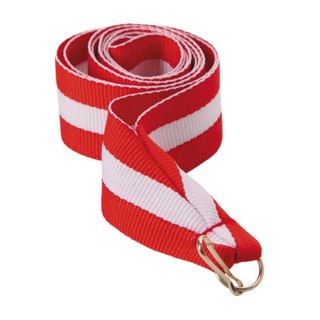 Wstążka 22 mm - czerwono-biało-czerwona
