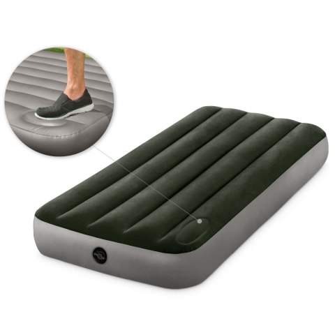 Materac dmuchany 191x79x25 cm z wbudowaną pompką nożną INTEX 64760 Materac dmuchany 191x79x25 cm z wbudowaną pompką nożną INTEX 64760