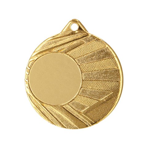 MEDAL Z MIEJSCEM NA WKLEJKĘ ZŁOTY ŚR 50mm MEDAL Z MIEJSCEM NA WKLEJKĘ ZŁOTY ŚR 50mm