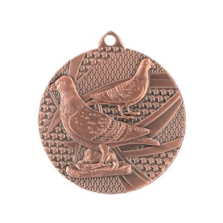 Medal brązowy gołąb - medal stalowy