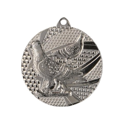 Medal srebrny gołąb - medal stalowy Medal srebrny gołąb - medal stalowy
