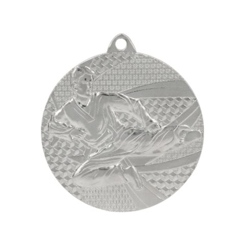 Medal srebrny- karate - medal stalowy Medal srebrny- karate - medal stalowy