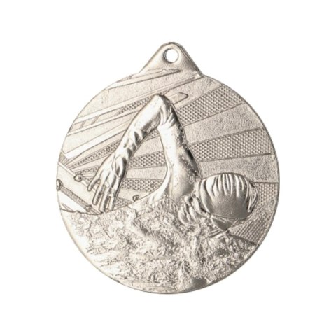 Medal srebrny pływanie Medal srebrny pływanie