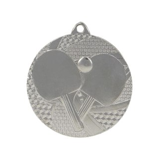 Medal srebrny- tenis stołowy - medal stalowy