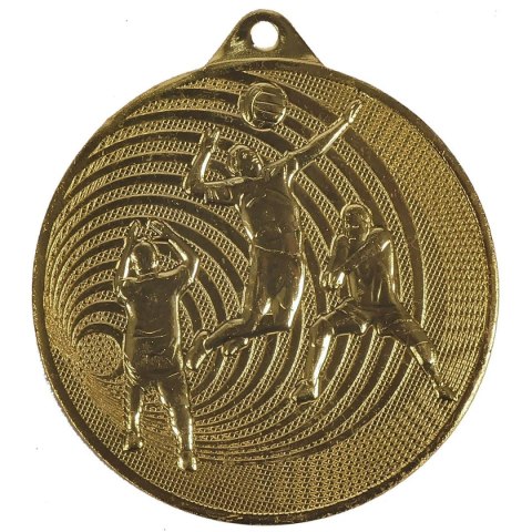 Medal złoty siatkówka Medal stalowy MMC3073/G Medal złoty siatkówka Medal stalowy MMC3073/G