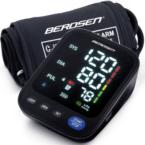 Ciśnieniomierz naramienny z polskimi komunikatami i bluetooth BD-123 Berdsen