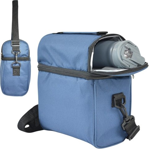 LUNCHBOX TORBA TERMICZNA Z BUTELKĄ REDCLIFFS NIEBIESKI