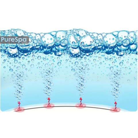 Dmuchane SPA z hydromasażem 6 osobowe INTEX 28452 Hydromasaż 28452NP LED APLIKACJA