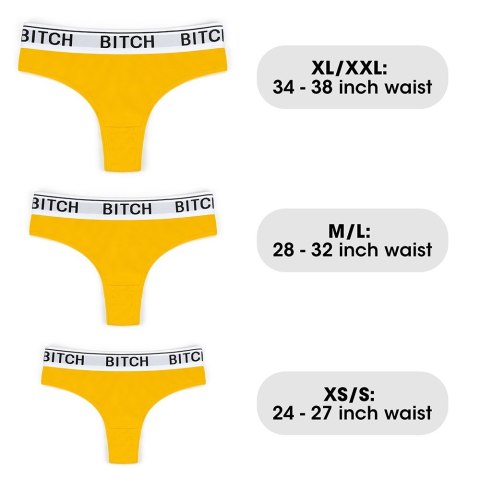 AJTKI BITCH VIBRATING PANTIES (28~32 CALI W TALII)