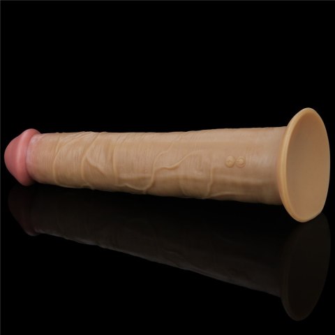WIBRATOR 10'' DUAL LAYERED PLATINUM SILICONE ROTATOR