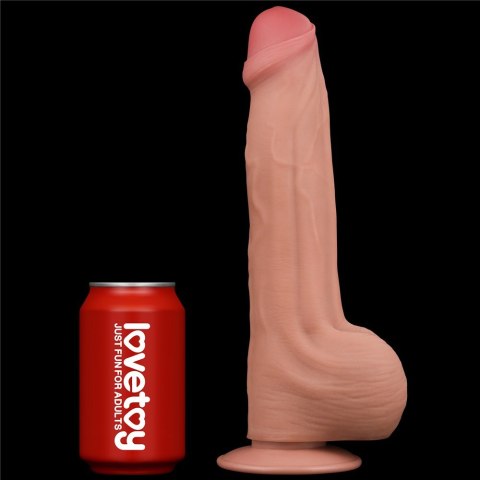 11.5'' KING SIZED SLIDING SKIN DUAL LAYER DONG